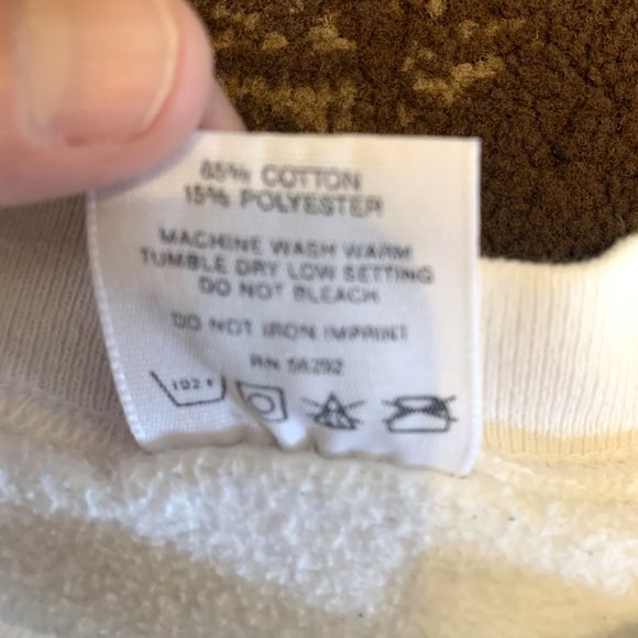 Kansas City Chief Mock Neck Sweatshirt 1995 White Size Y2K 2X - Picture 8 of 10